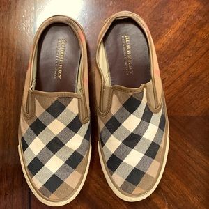 Burberry Womens Slip On Shoes